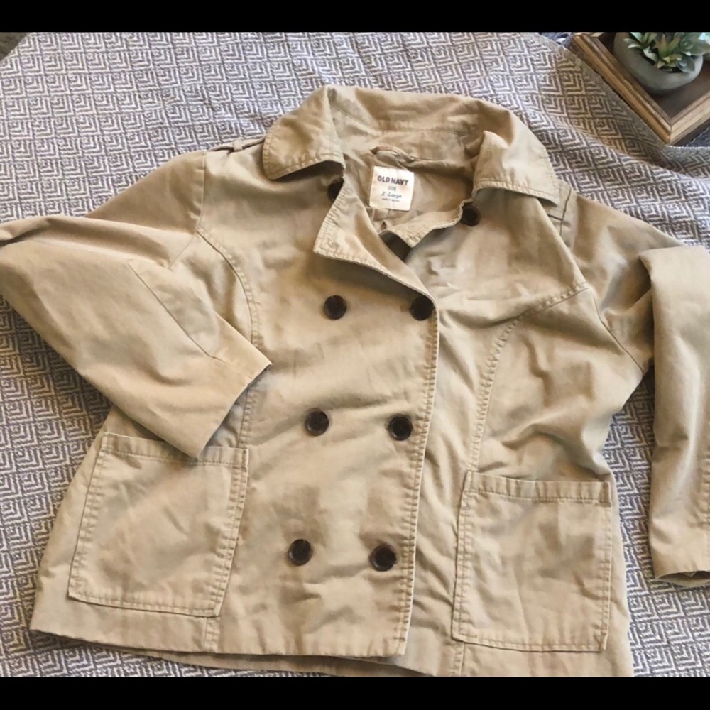 🌿 Khaki Pea Coat 🌿